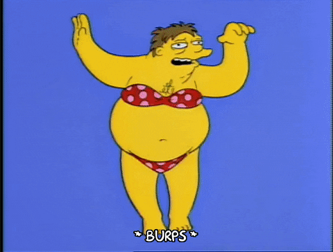barny transmorgifying into sexy lady.gif