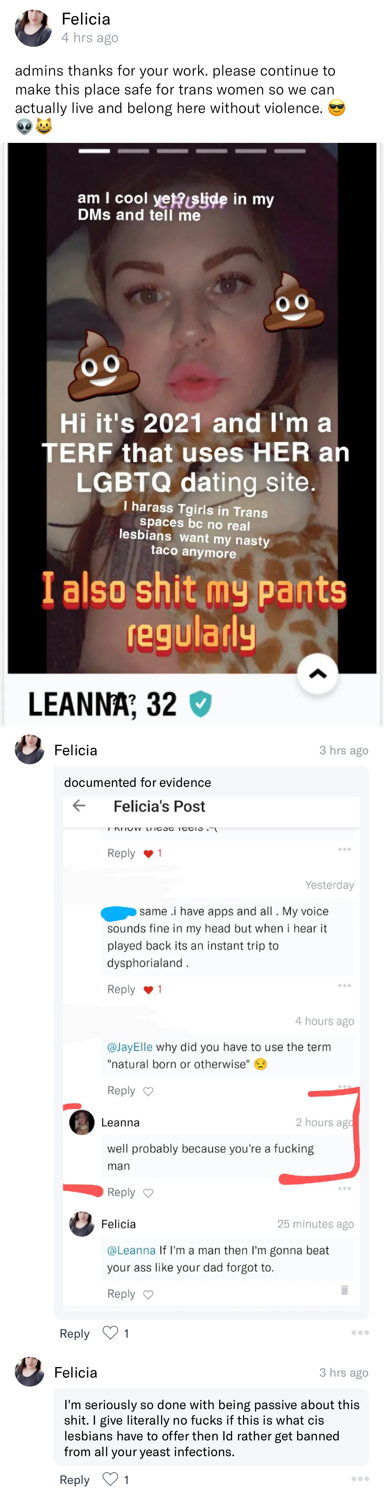 Felicia hates women.jpeg