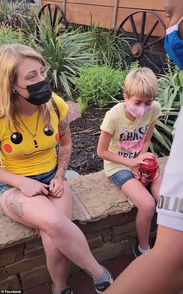 Terrified: Breedlove's daughter was crying hysterically during the altercation, which the mom said was 'traumatizing'