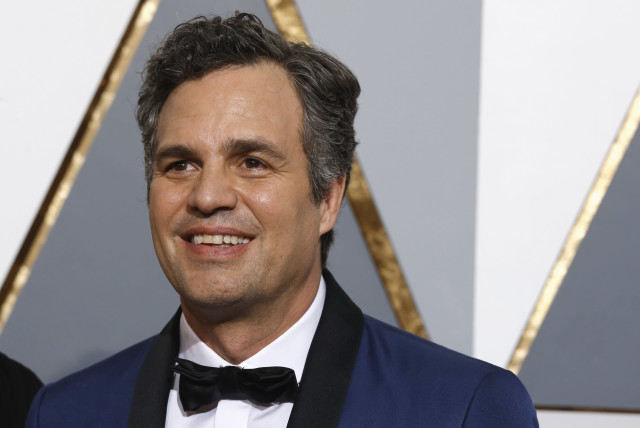 Ruffalo arrives at the 88th Academy Awards in Hollywood (photo credit: REUTERS)